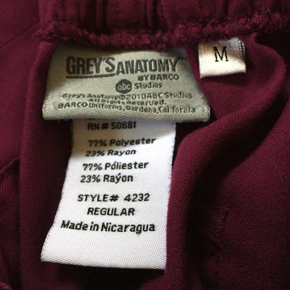 Grey’s Anatomy Scrub Pants